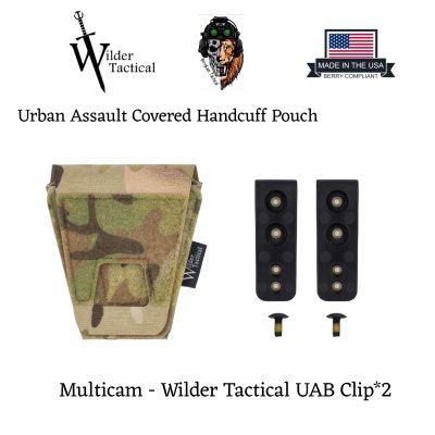 Wilder Tactical Urban Assault Covered Handcuff Pouch (แบบ Fight Light Malice Clip)