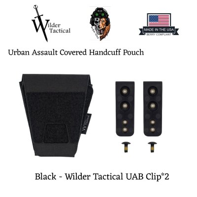 Wilder Tactical Urban Assault Covered Handcuff Pouch (แบบ Fight Light Malice Clip)