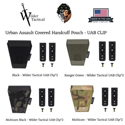 Wilder Tactical Urban Assault Covered Handcuff Pouch (แบบ Fight Light Malice Clip)