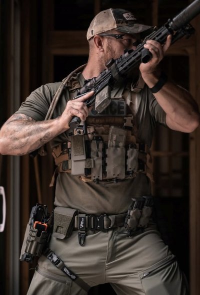 Wilder Tactical Urban Assault Covered Handcuff Pouch (แบบ Fight Light Malice Clip)