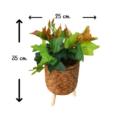 ต้นไม้ปลอมต้นไม้ประดิษฐ์ใบสวยงามเหมือนจริงแต่งบ้านแต่งร้าน Artificial plant, beautiful realistic leaves