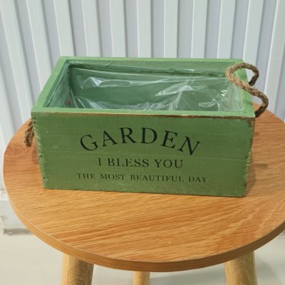 กล่องไม้โทนสีเขียววินเทจ Vintage green-tone wooden box