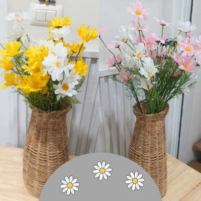 ดอกเดซี่ก้านยาวดอกไม้ปลอมดอกไม้ประดิษฐ์ Artificial daisy flowers