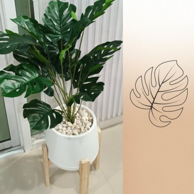 ต้นมอนสเตอร่าปลอมขนาดใหญ่เหมือนจริง | Artificial / Fake Monstera Plant