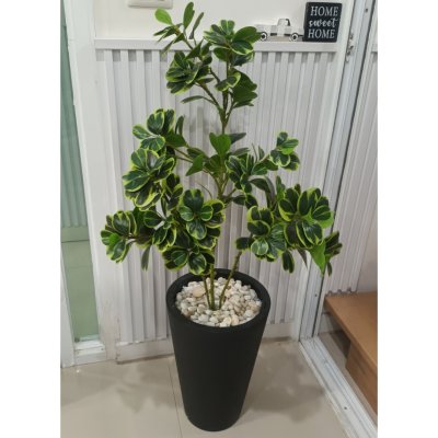 ต้นหัวใจเศรษฐี (สาริกาด่าง) ต้นไม้ปลอมประดิษฐ์ Artificial Mistletoe Fig
