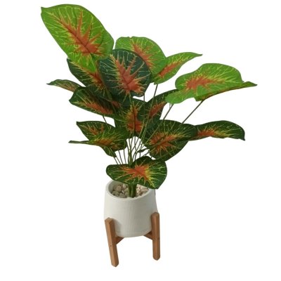 ต้นบอนสีปลอมขนาดใหญ่เหมือนจริง Artificial / Fake Fancy Leaf Caladium Plant