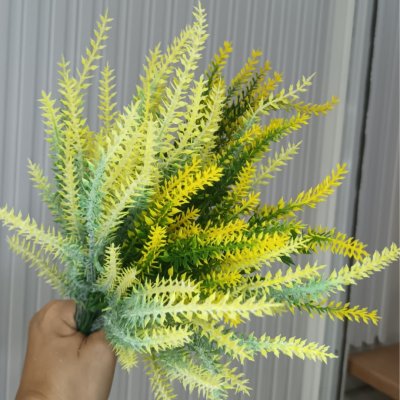 ช่อดอกลาเวนเดอร์ปลอมดอกไม้ประดิษฐ์5ต้น Artificial lavender flower bouquet, 5 stems.