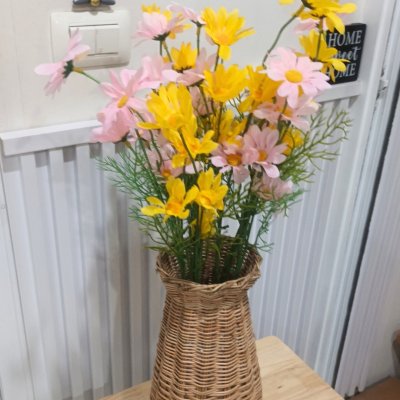 ดอกเดซี่ก้านยาวดอกไม้ปลอมดอกไม้ประดิษฐ์ Artificial daisy flowers