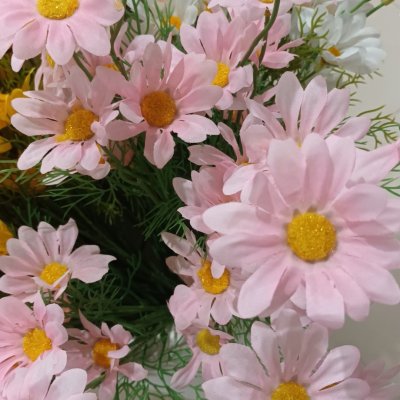 ดอกเดซี่ก้านยาวดอกไม้ปลอมดอกไม้ประดิษฐ์ Artificial daisy flowers