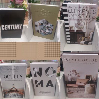 หนังสือปลอมตกแต่งสไตล์โมเดิร์น/มินิมอล