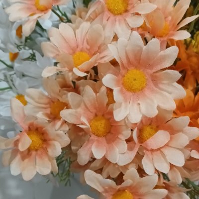 ดอกเดซี่ก้านยาวดอกไม้ปลอมดอกไม้ประดิษฐ์ Artificial daisy flowers