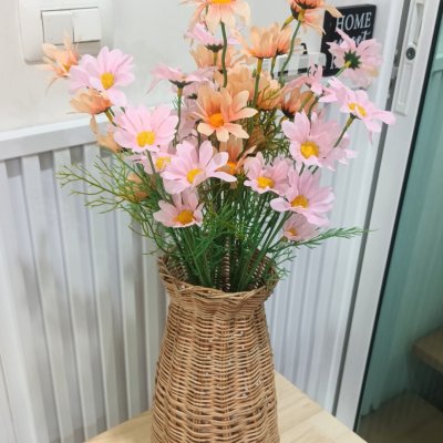 ดอกเดซี่ก้านยาวดอกไม้ปลอมดอกไม้ประดิษฐ์ Artificial daisy flowers