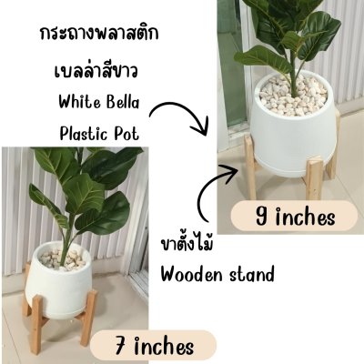 ต้นไทรใบสักปลอมขนาดใหญ่เหมือนจริง Artificial / Fake Fiddle Leaf Fig plant