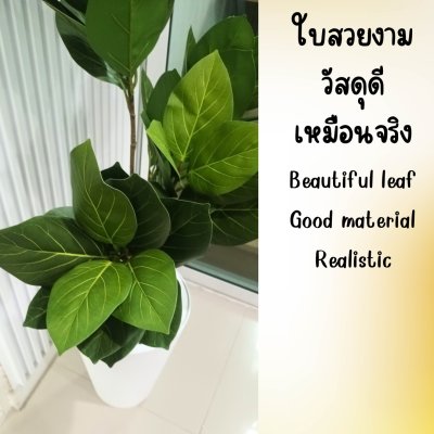 (3P)ต้นยางอินเดีย ต้นไม้ปลอมประดิษฐ์ Artificial Indian Rubber Plant
