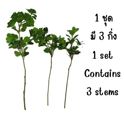(3P) ต้นหัวใจเศรษฐี (สาริกาด่าง) ต้นไม้ปลอมประดิษฐ์ Artificial Mistletoe Fig