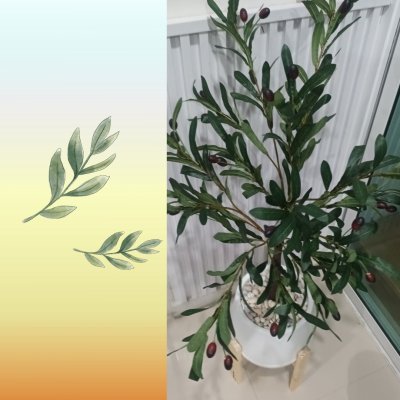 ต้นมะกอกโอลีฟปลอมประดิษฐ์ Artificial / Fake Olive Tree