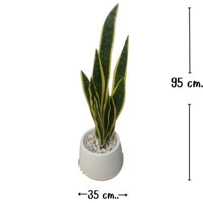 ต้นลิ้นมังกรประดิษฐ์ Artificial Snake Plant