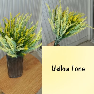 ช่อดอกลาเวนเดอร์ปลอมดอกไม้ประดิษฐ์5ต้น Artificial lavender flower bouquet, 5 stems.