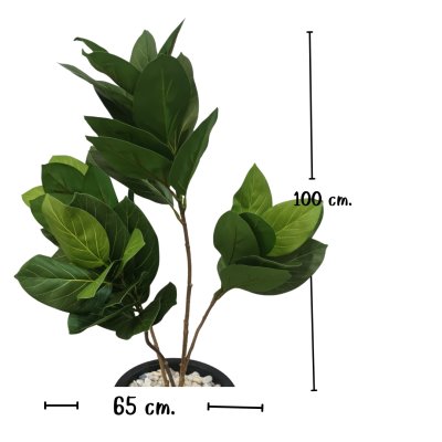 (3P)ต้นยางอินเดีย ต้นไม้ปลอมประดิษฐ์ Artificial Indian Rubber Plant