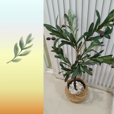 ต้นมะกอกโอลีฟปลอมประดิษฐ์ Artificial / Fake Olive Tree ต้นมะกอกโอลีฟปลอมประดิษฐ์ Artificial / Fake Olive Tree