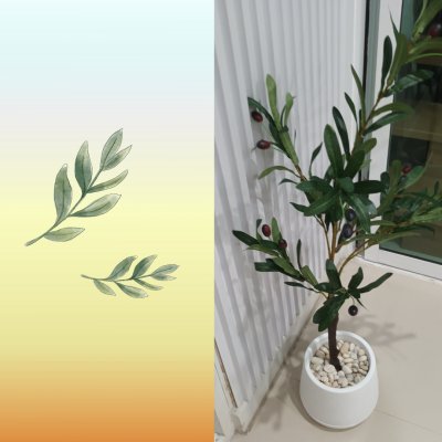 ต้นมะกอกโอลีฟปลอมประดิษฐ์ Artificial / Fake Olive Tree