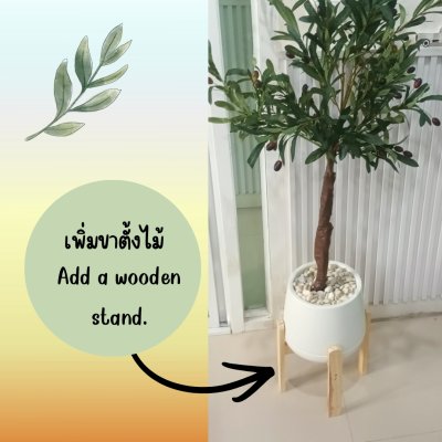 ต้นมะกอกโอลีฟต้นไม้ปลอมต้นไม้ประดิษฐ์ขนาดใหญ่เหมือนจริง Artificial / Fake Olive Tree
