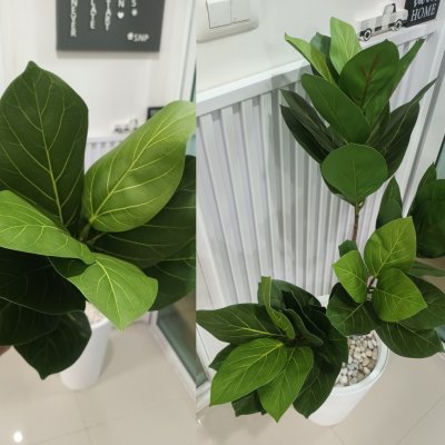 (3P)ต้นยางอินเดีย ต้นไม้ปลอมประดิษฐ์ Artificial Indian Rubber Plant