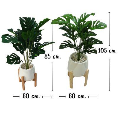 ต้นมอนสเตอร่าปลอมขนาดใหญ่เหมือนจริง | Artificial / Fake Monstera Plant