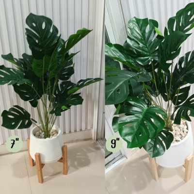 ต้นมอนสเตอร่าปลอมขนาดใหญ่เหมือนจริง | Artificial / Fake Monstera Plant