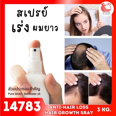 14783  สเปรย์เร่งการงอกของเส้นผม anti-hair loss & hair growth spray