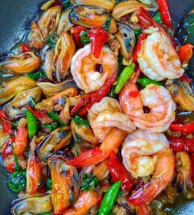 ข้าวกะเพราทะเล