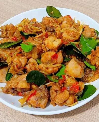 ข้าวไก่คั่วตะไคร้