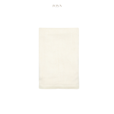 Jviva 100% bamboo fiber towel for drying hair (15x30 inches)