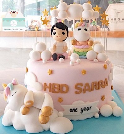 เค้กโพนี่ Unicorn cake