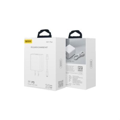 QOOVI หัวชาร์จพร้อมสาย (20W) รุ่น KS-11 Plus QOOVI หัวชาร์จพร้อมสาย (20W) รุ่น KS-11 Plus