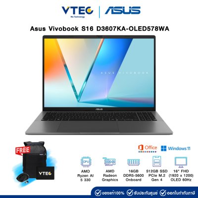 Asus Vivobook S16 D3607KA-OLED578WA