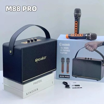 BASSTECH PORTABLE BT SPEAKER WITH MIC M88 PRO