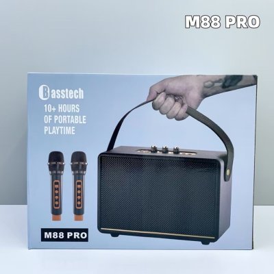 BASSTECH PORTABLE BT SPEAKER WITH MIC M88 PRO