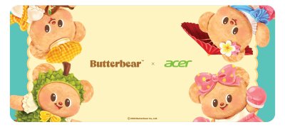 Acer x Butterbear แผ่นรองเมาส์หมีเนย