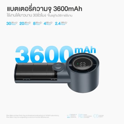 HANDELD FAN VLF-01 พัดลมพกพา 3600mAh