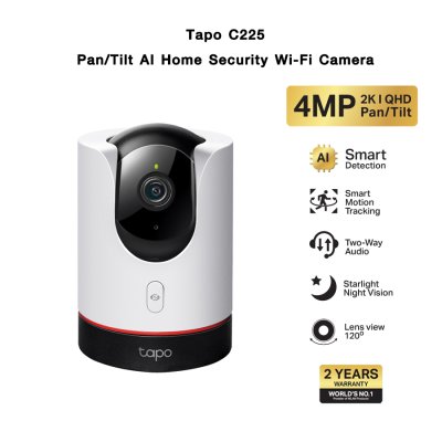 TP-Link กล้องวงจรปิด รุ่น Tapo C200 / C210 / C211 / C220 / C225 / C500 WI-FI IP-CAMERA (ประกัน2ปี)