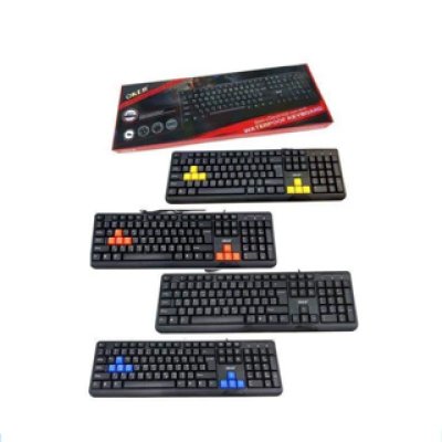 OKER KEYBOARD คีย์บอร์ด USB (KB-318) Black