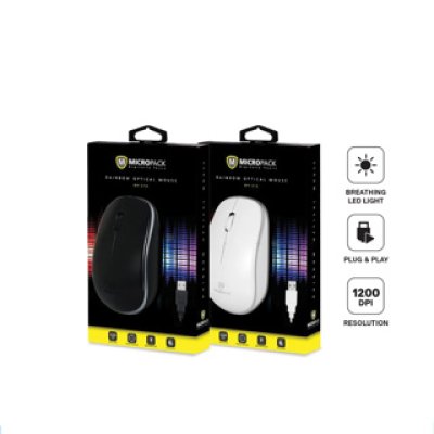 MICROPACK RAINBOW OPTICAL MOUSE เมาส์มีสาย รุ่น MP-216