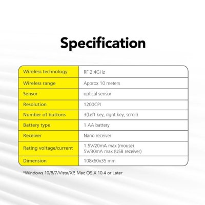 Wireless Mouse MICROPACK MP-702W Wireless Mouse MICROPACK MP-702W