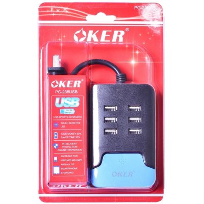 OKER HUB CHARGER USB 6 PORT PC-235