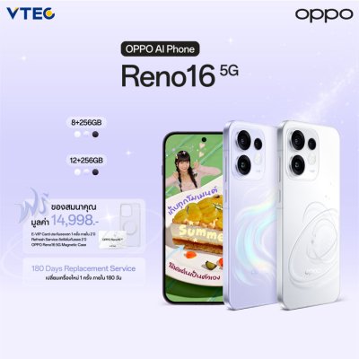 [Pre-Order] OPPO Reno16 5G (12+256GB/12+512GB)
