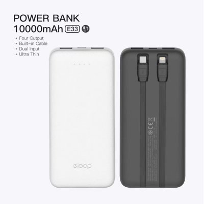 Eloop E33 Powerbank 10000mAh 2.4A 12W