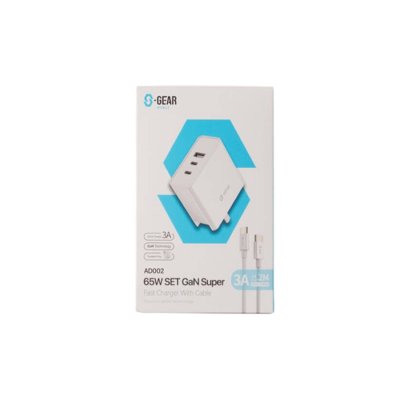 SGEAR ADAPTER 3PORT 1A 2C 65W 2M รุ่น AD002 SGEAR ADAPTER 3PORT 1A 2C 65W 2M รุ่น AD002