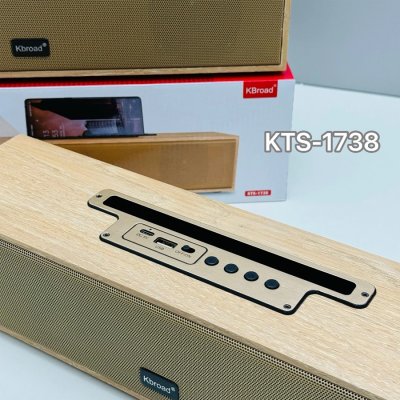 KBROAD WOODEN BT SPEAKER KTS-1738