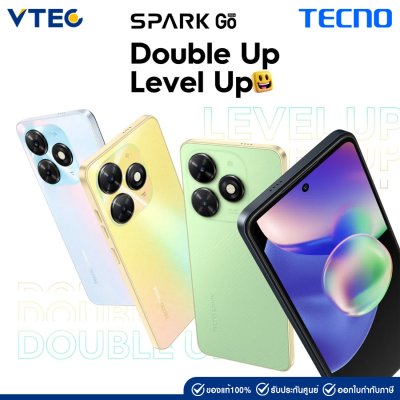 TECNO SPARK GO 2024 หน้าจอ 90Hz ขนาด 6.6 นิ้ว ดีไซน์ใหม่ที่ล้ำสมัย แบตเตอรี่ขนาด 5,000 mAh และยังรองรับการชาร์จไว 10W